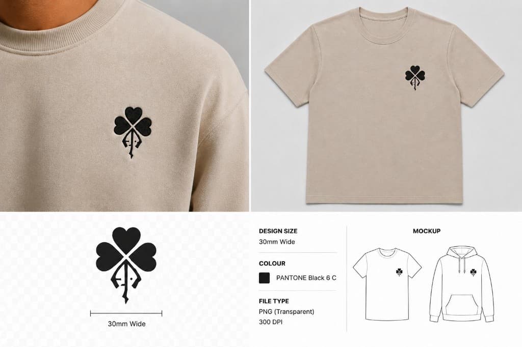 Clover design sheet