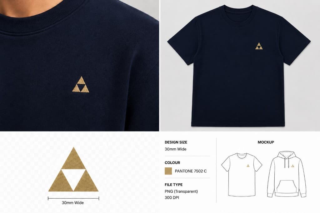 Triforce design sheet