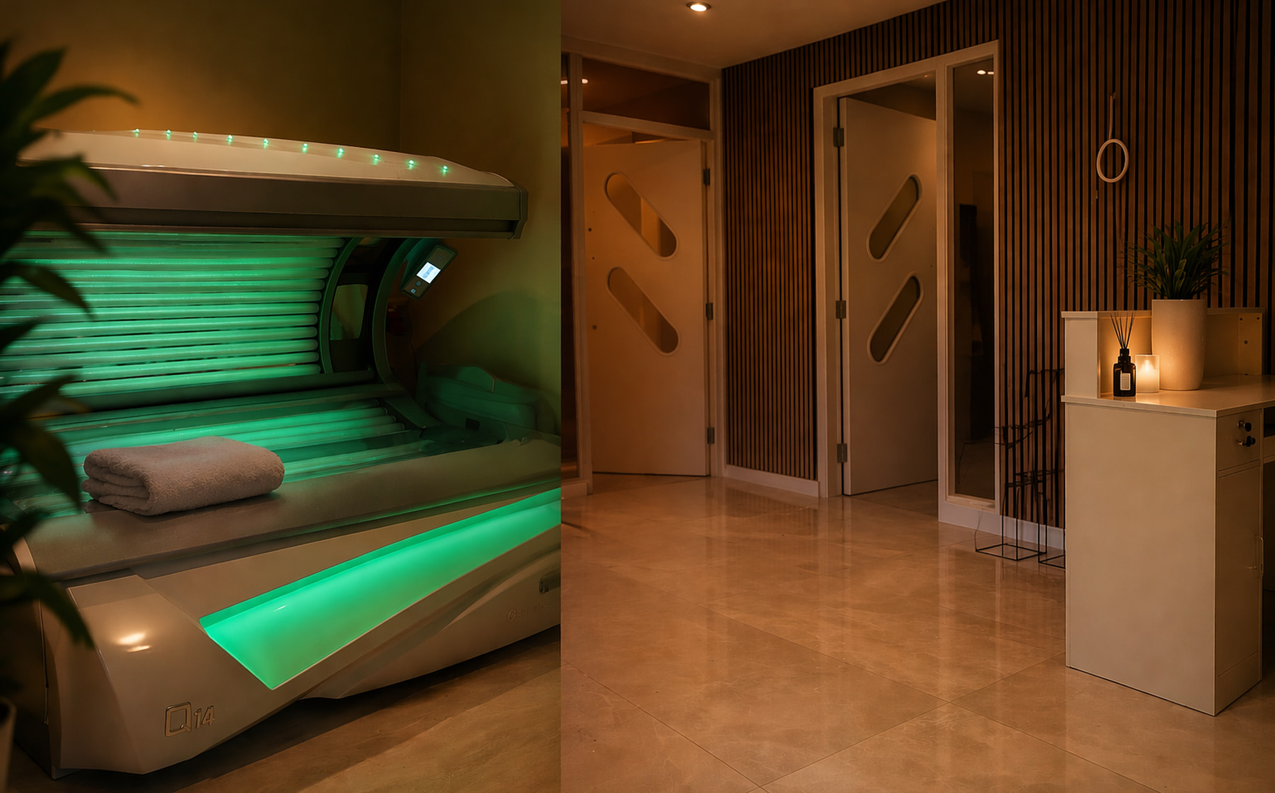 Premium CollaTan sunbeds